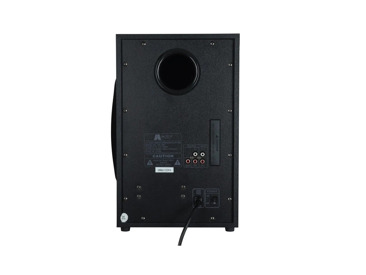 Parlantes 2.1 Jaltech Bluetooth Fm Usb Rgb Control 4.000w