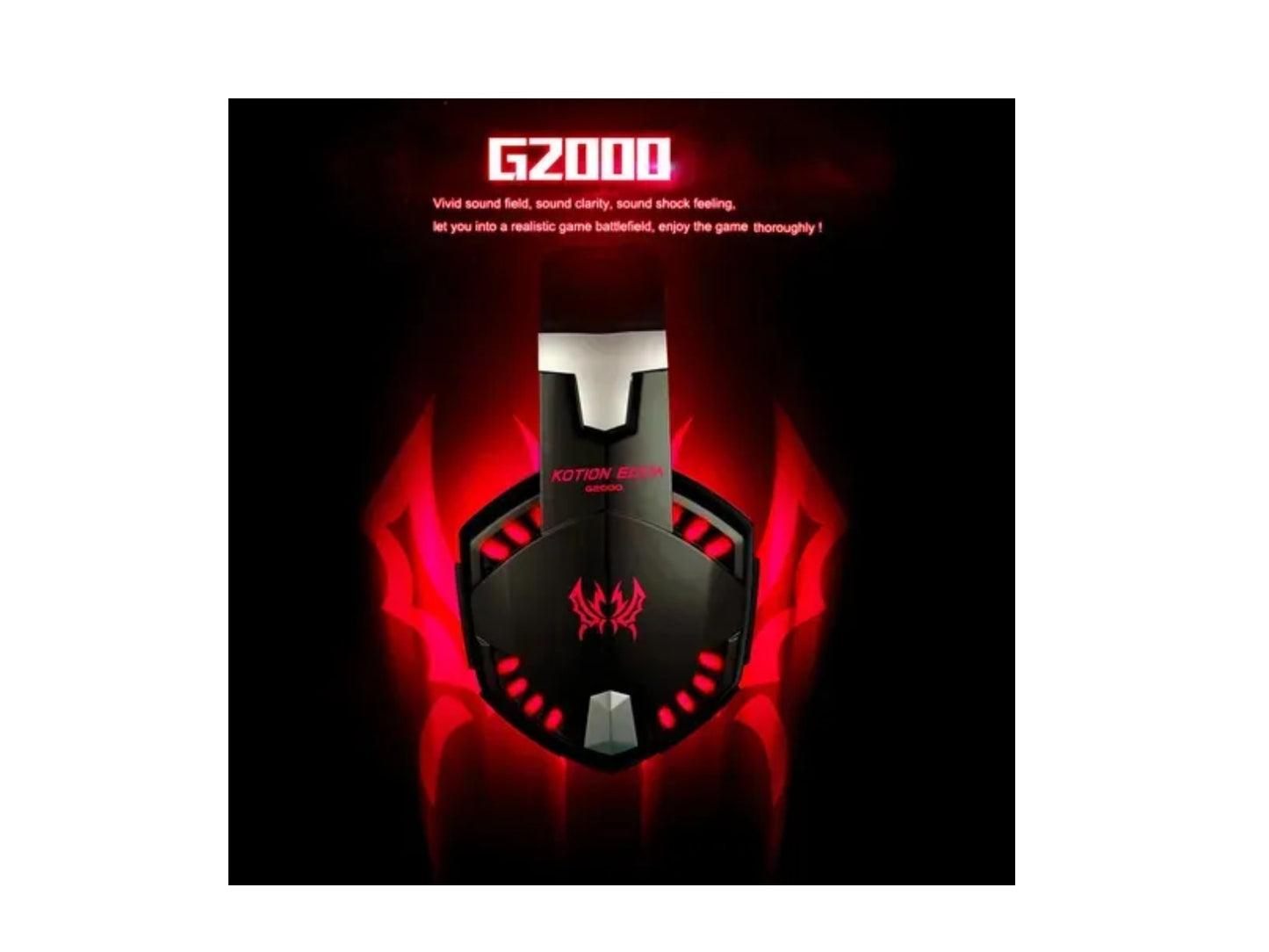 Audífonos Diademas Para Juegos Kotion Each G2000 Gamer Pc