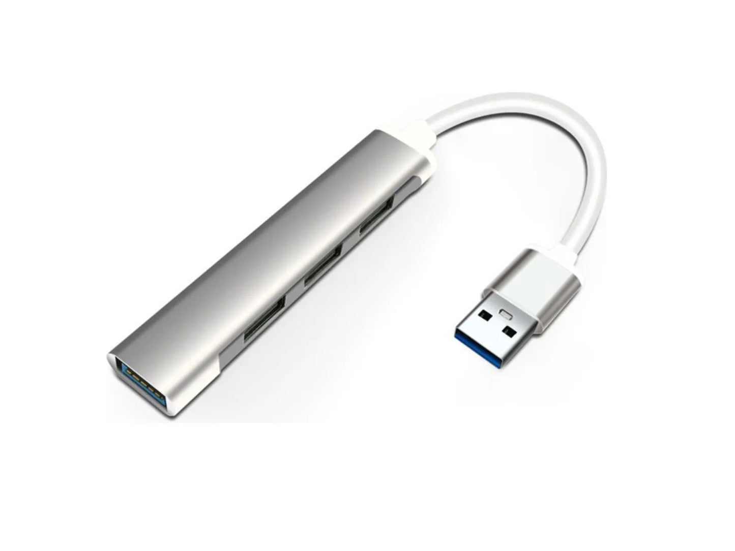 Hub Multipuerto Usb 3.0 4 En 1 Metalico Slim Jaltech Lh-021