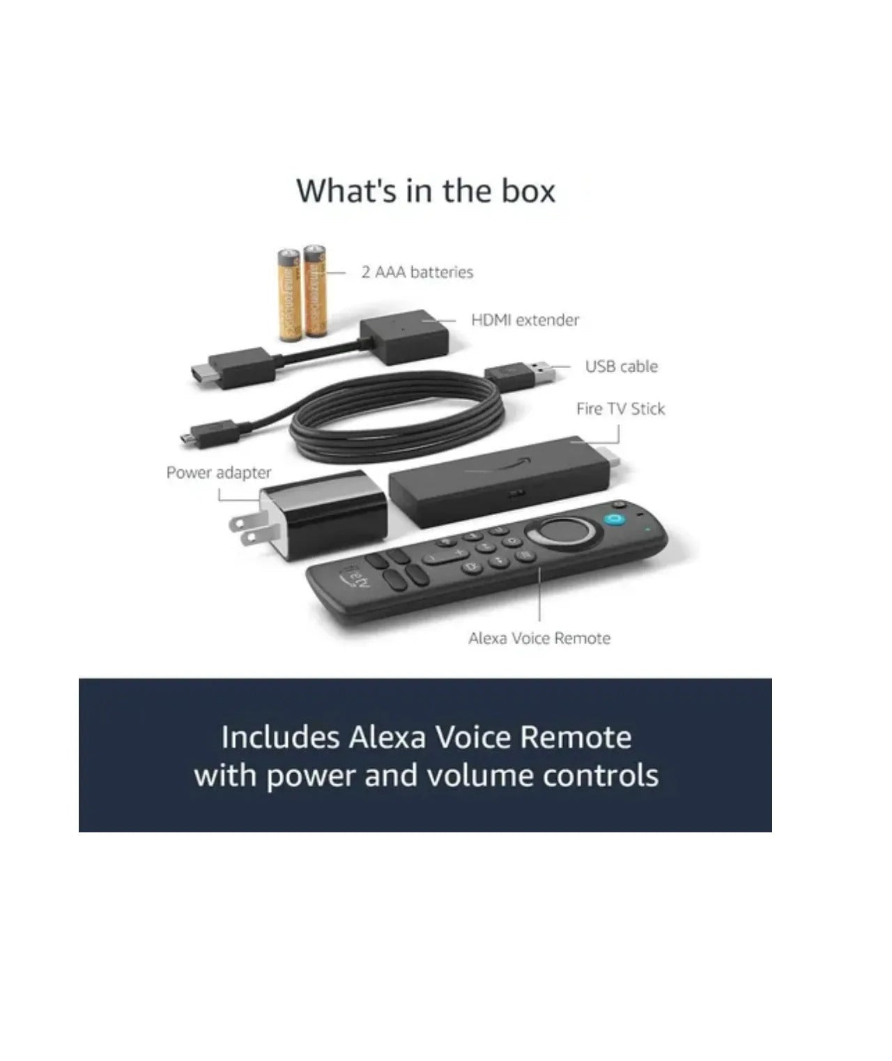 Amazon Fire Tv Stick 4.a Generación (2024) Alexa Voice Negro