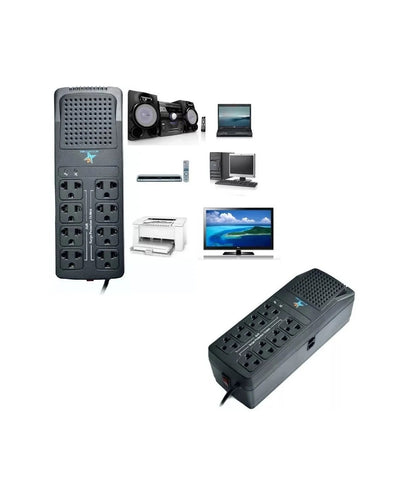 Estabilizador Star Tec 2000va 8 Tomas