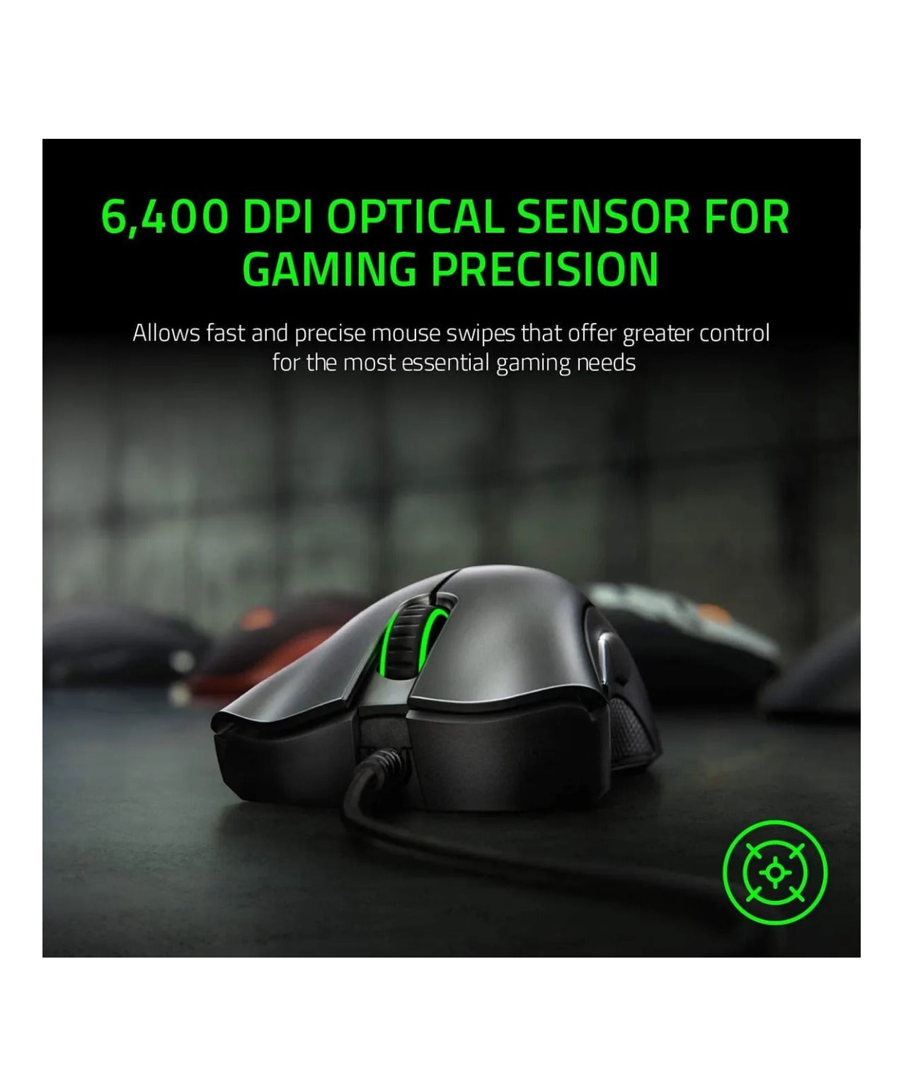 Mouse Raton Souris Gamer 6400dpi Razer Deathadder Essential