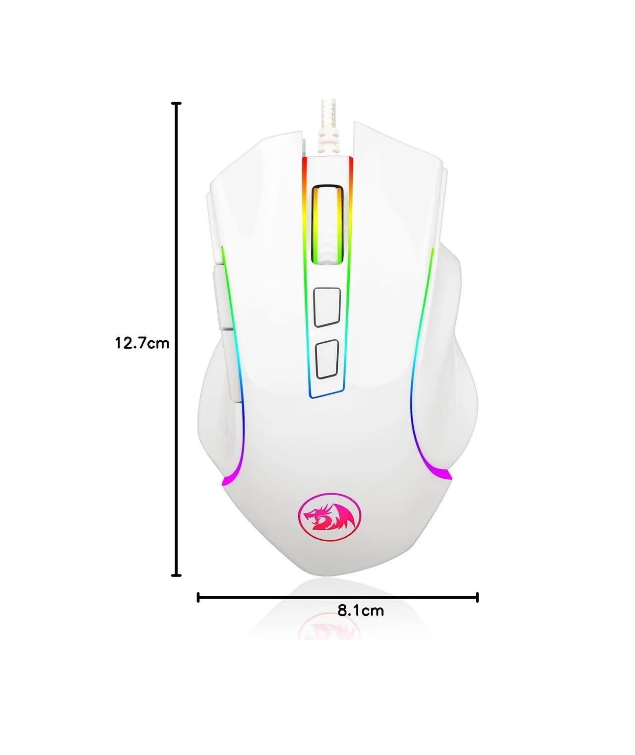 Mouse Raton Gamer Rgb 7200 Dpi 4k Fps Redragon Griffin M607w