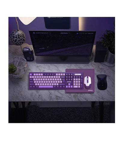 Combo 3 En 1 Teclado Y Mouse Pad Mouse Inalambrico 2.4 Ws737