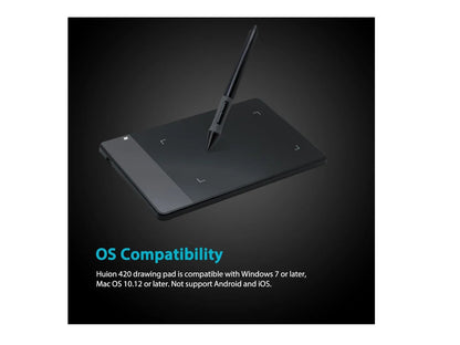 Tableta De Dibujo Digitalizadora 4 Pulgadas Huion 420 4k Lpi