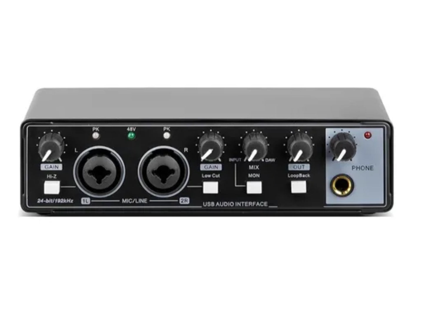 Tarjeta De Sonido Dos Canales Depusheng Md22 | Phantom +48v