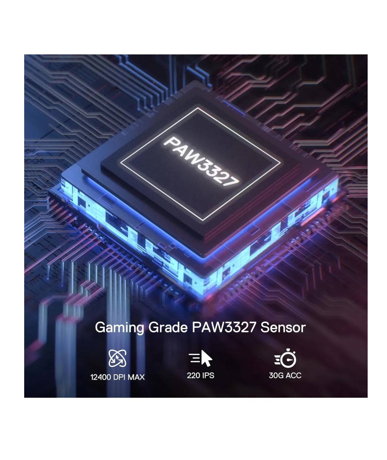 Mouse Raton Gamer 1k Hz 12400dpi Redragon K1ng 1k M724 | 42g