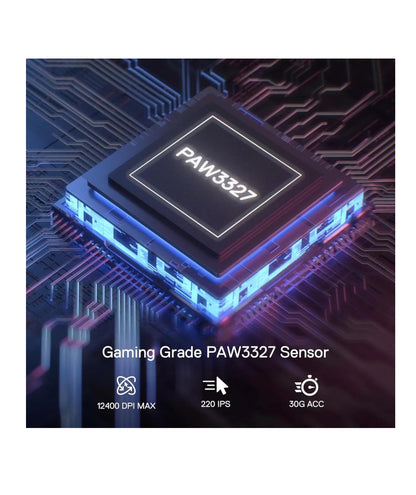 Mouse Raton Gamer 1k Hz 12400dpi Redragon K1ng 1k M724 | 42g