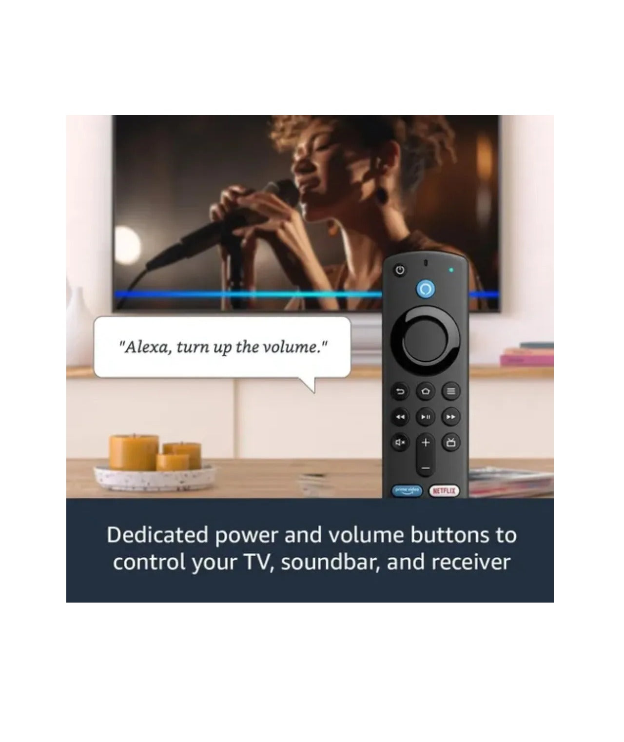 Amazon Fire Tv Stick 4.a Generación (2024) Alexa Voice Negro