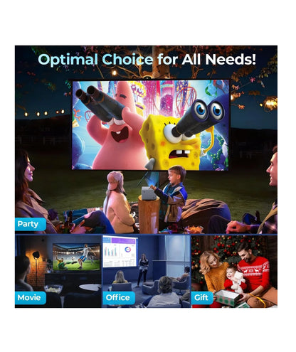 Proyector Videobeam Tasofac 4k Con Wifi Y Bluetooth - 1080p