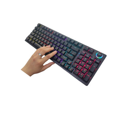 Teclado Mecanico Al 90% Compacto Switch Rojo Rainbow Xk-96