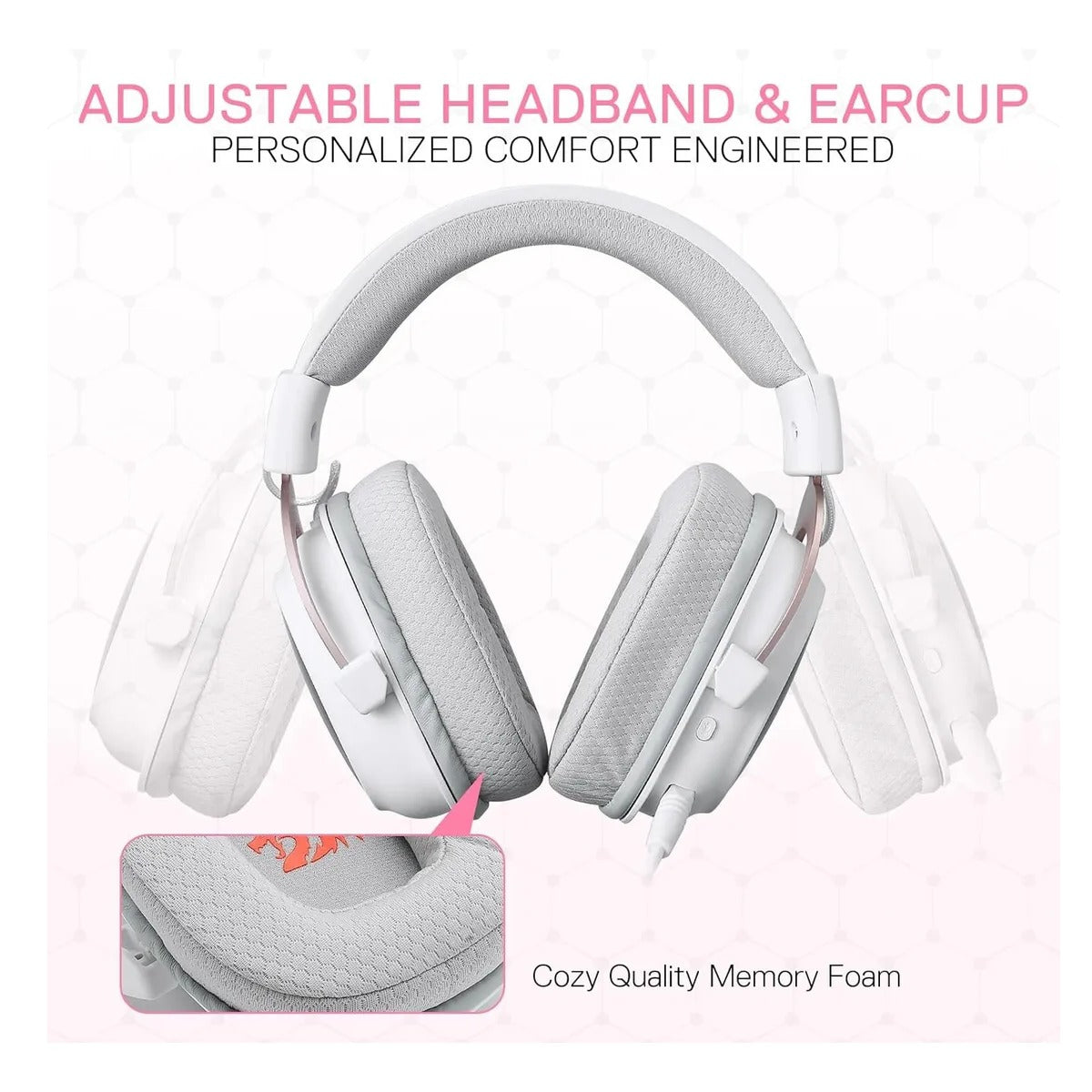 Auriculares Audifonos Inalambricos 2.4 7.1 Redragon Zeus Pro