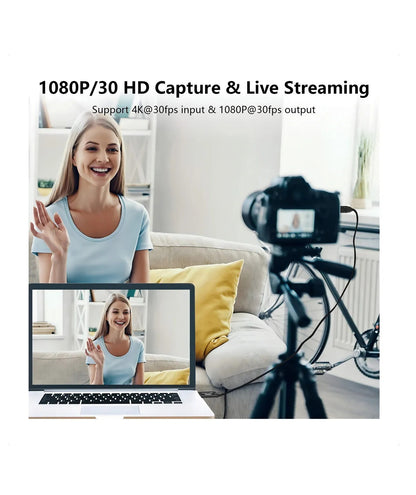 Capturadora Tarjeta De Captura De Vídeo 1080p Hdmi A Usb Fhd