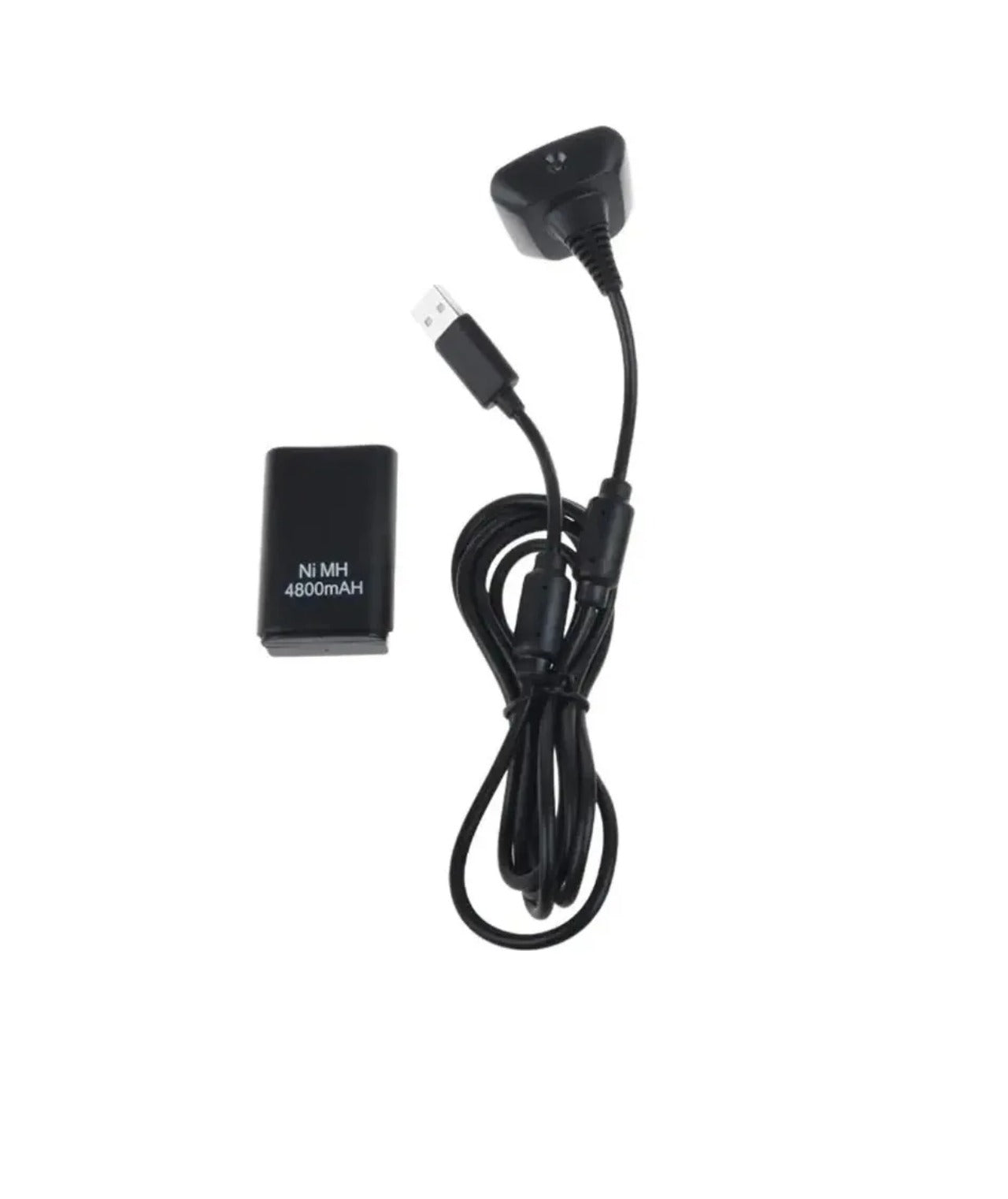 Kit Carga Y Juega Para Control X 360 Cable Y Pila