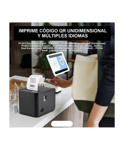 Impresora Termica De Pos 80mm 200mm/s Xpinter Xp-80t Usb/lan