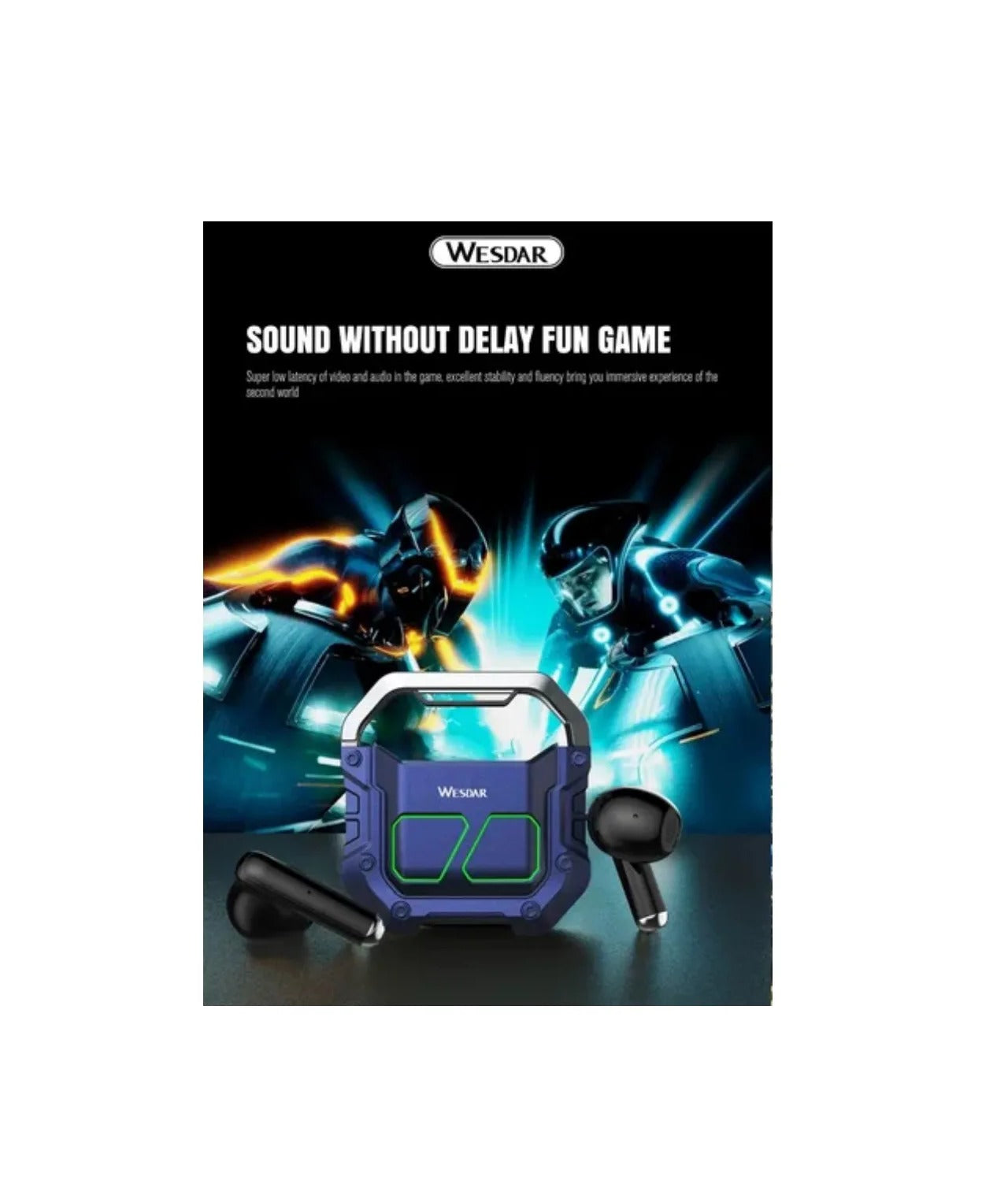 Audifonos Bluetooth 3.5 Tipo C Tws199 | 5hrs | Estilo Meca