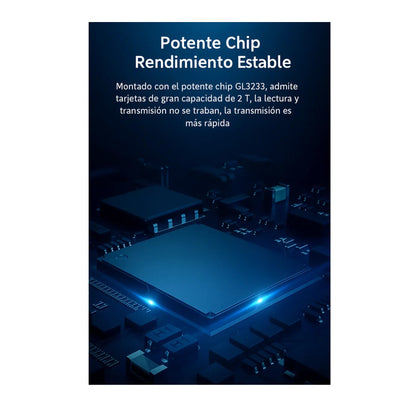 COMPITIENDO  Lector De Tarjetas Memorias Cf/tf/sd Compact Flash Ssk Sc401 Negro