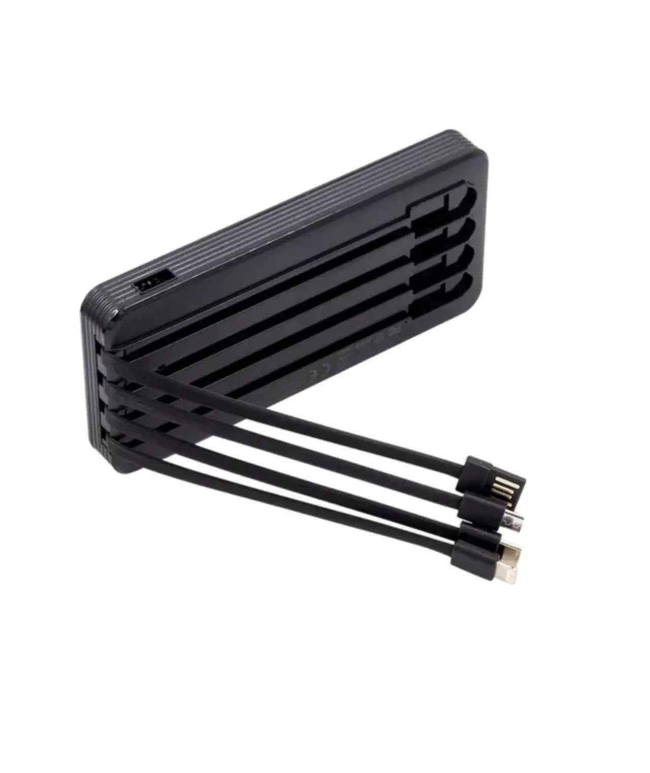 Power Bank 10000 Mah Unitec Pwb-117 4 Cables 2.1a | Negro