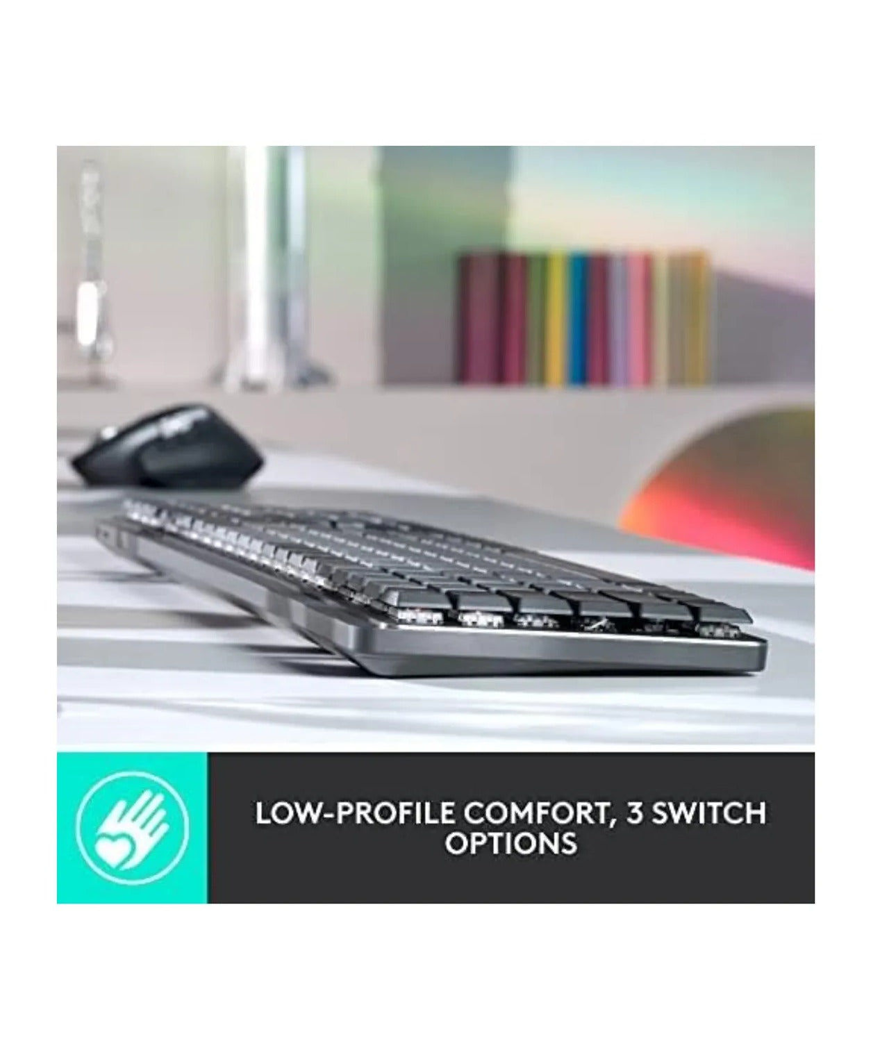 Teclado Mecanico Inalambrico Recargable Logitech Mx Mechanic