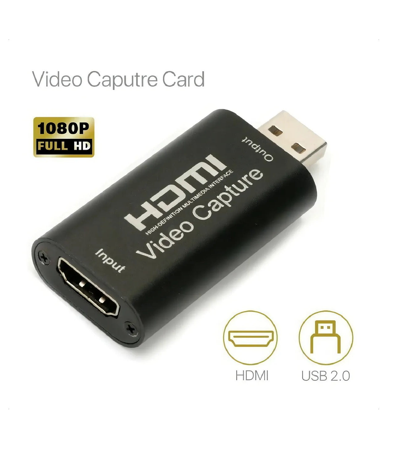 Capturadora Tarjeta De Captura De Vídeo 1080p Hdmi A Usb Fhd