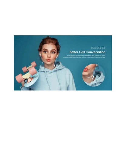 Audifonos Alambricos Oraimo Halo 4 | Con Microfono | Ex-bass blanco