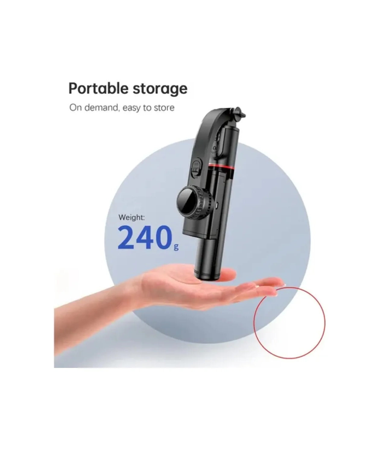 Trípode Selfi Gimbal Estabilizador L19 Celular Eje Robótico