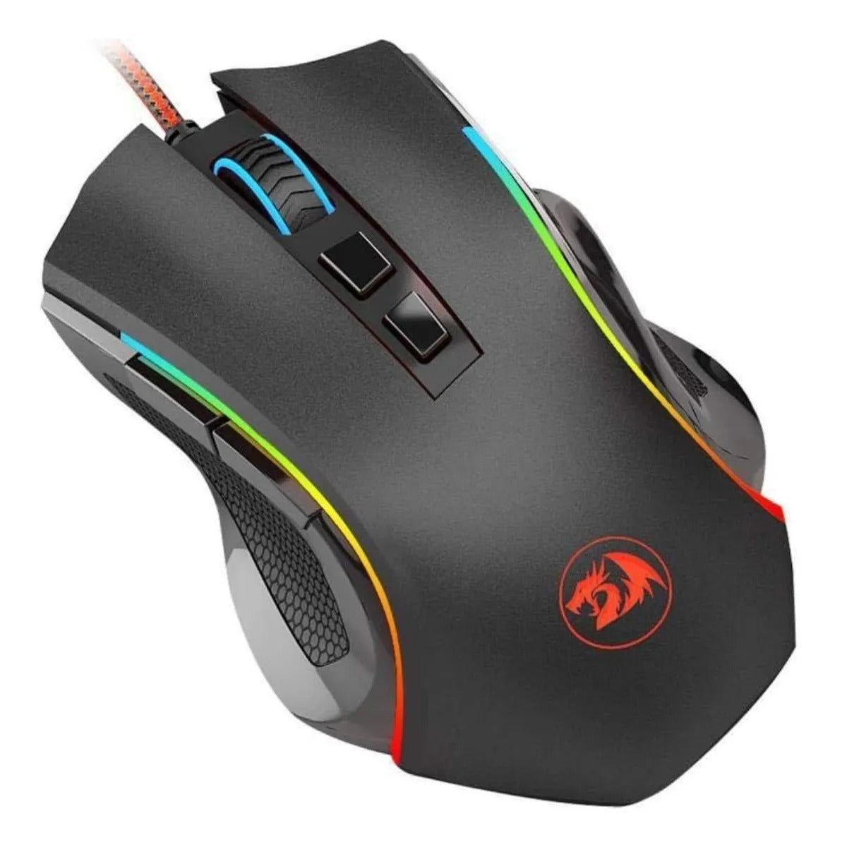 Mouse Raton Rgb 1000hz 7.2k Dpi 7bot | Redragon Griffin M607
