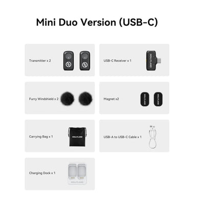 Microfono De Solapa Lavalier Inalambrico | Hollyland Lark A1