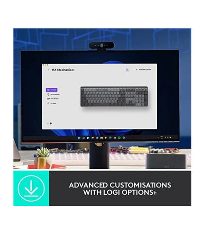 Teclado Mecanico Inalambrico Recargable Logitech Mx Mechanic