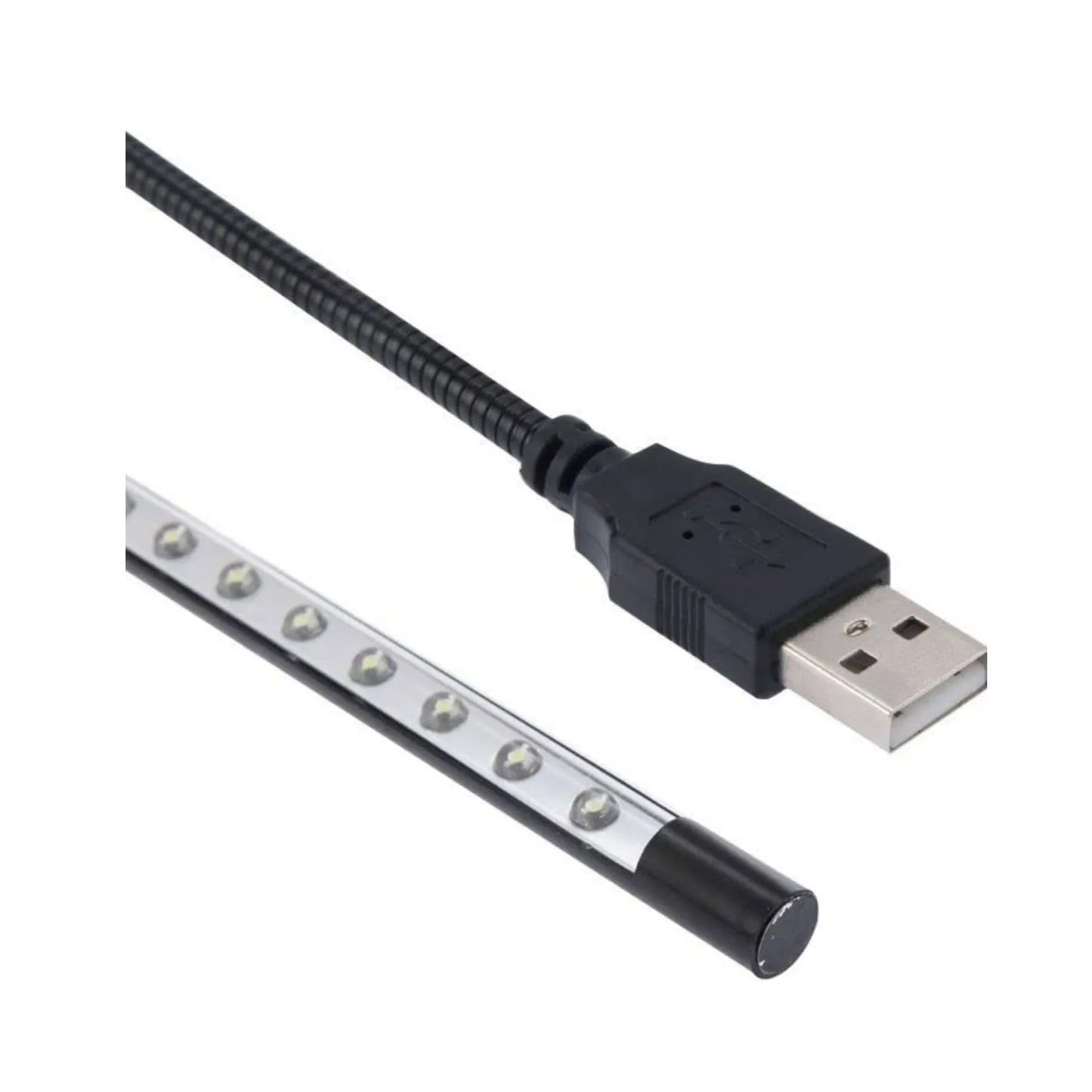 Lampara Led Tira 10 Leds Usb Para Lectura Noche Portatil Pc