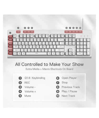 Teclado Gamer Rgb Descansamuñecas Multimedia Redragon Shiva