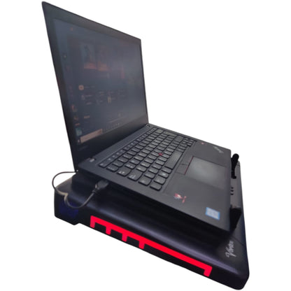 Base Gamer Refrigerante 2 Cooler 7 Niveles 1400 Rpm J&r 019