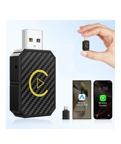 Mini Adaptador Inalámbrico Carplay Para iPhone Carro Android