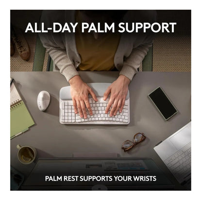 Teclado Ergonomico Inalambrico Logitech Wave Keys | Reposama