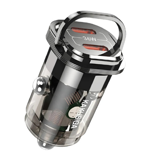 Cargador Para Carro De Cenicero Carga Rapida 36w 2c Kakusiga