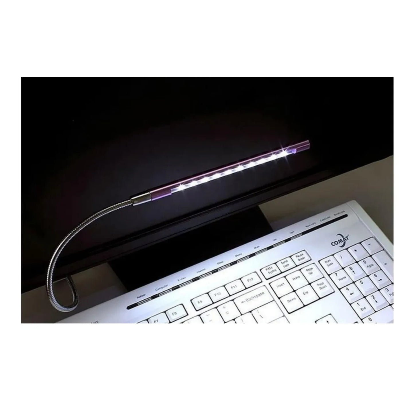 Lampara Led Tira 10 Leds Usb Para Lectura Noche Portatil Pc