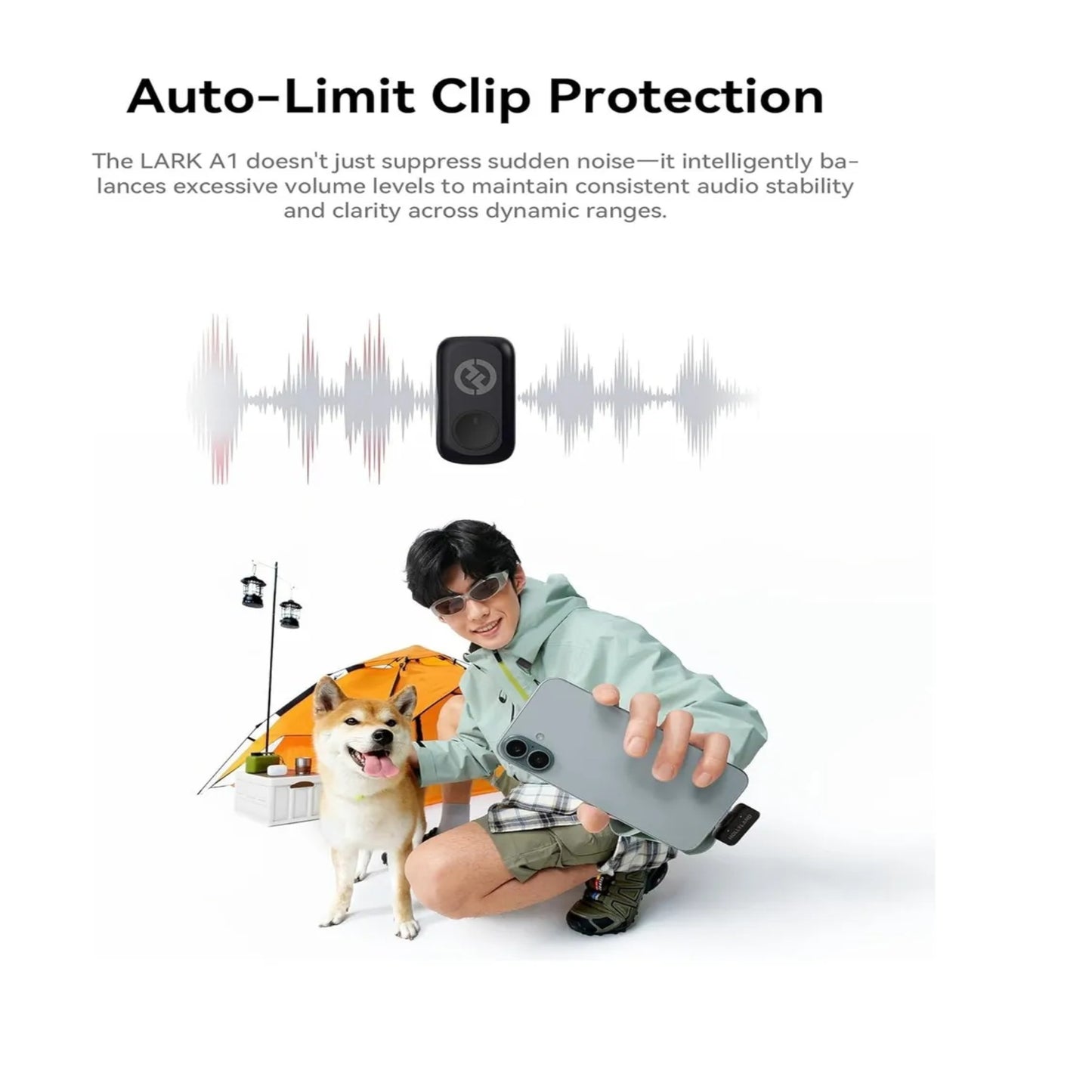 Microfono De Solapa Lavalier Inalambrico | Hollyland Lark A1