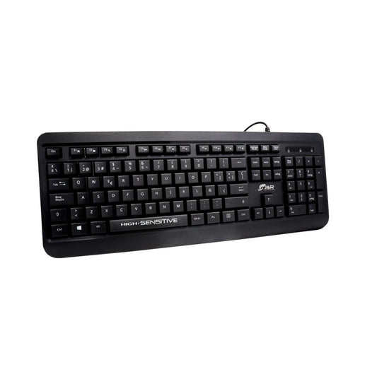 Teclado Multimedia Ergonomico Confortable 104 Teclas Jyr 024