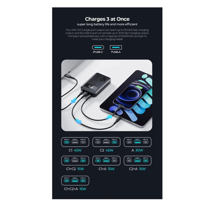 Powerbank Cargador Para Celular Portatil 10200 Mah 45w Havit