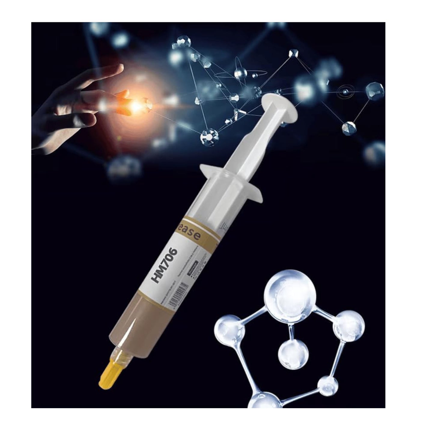 Pasta Crema Silicona Termica Alta Conduccion Hm706 | Dorada