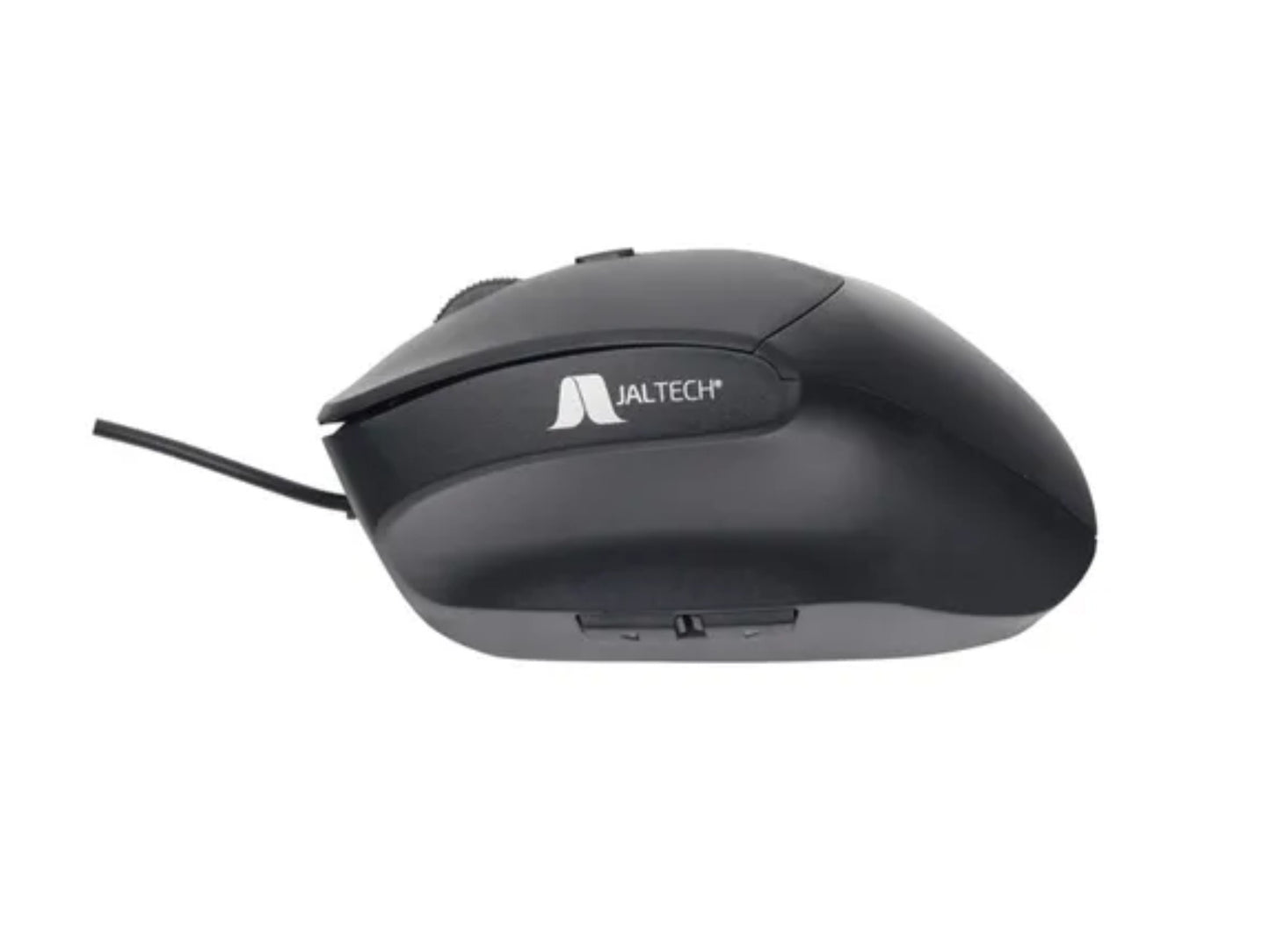 Mouse Ergonómico Cable 6d Usb Con 6 Botones Jaltech Negro