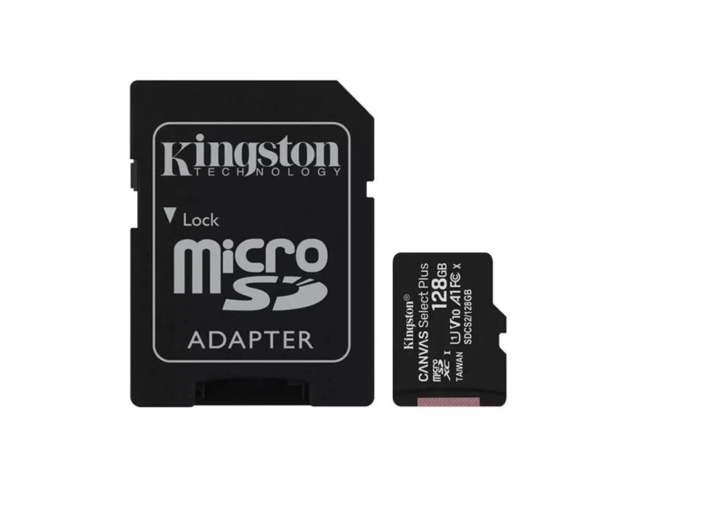Memoria Micro Sd 128 Gb Kingston Canvas Select Plus 100mb/s