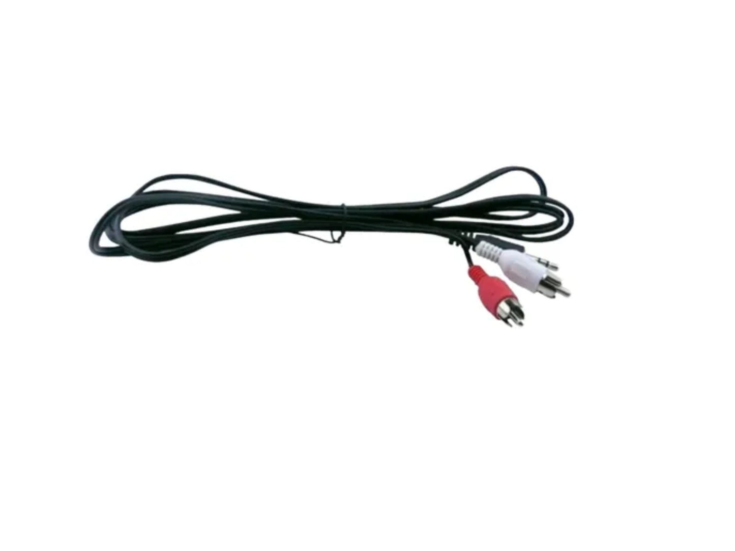 Cable Auxiliar De Audio Macho 2 X 1 De 1,5 Metros | Negro