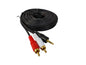Cable Audio Auxiliar 2x1 Plug 3,5mm Jack 3.5mm 5 Metros