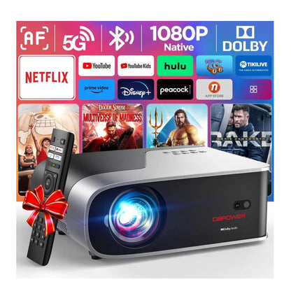 Proyector Video Beam 1080p Autoenfoque Lic Netflix | Dbpower