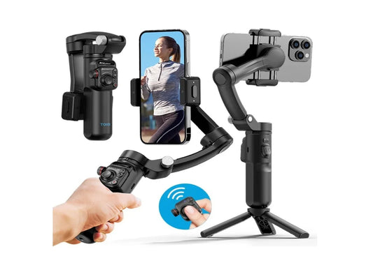 Estabilizador Para Celular Con Luz De Relleno Magnética