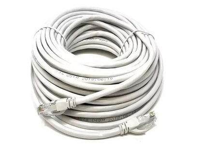Cable Utp De Red Lan Cat 6 20 Metros | Gran Calidad | Blanco